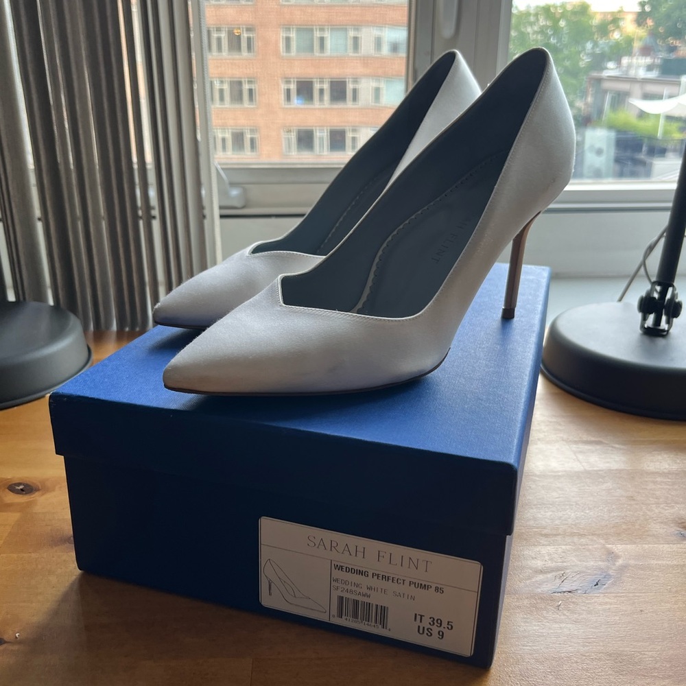 Sarah Flint Wedding Perfect Pump 85 size 39.5, US Size 9